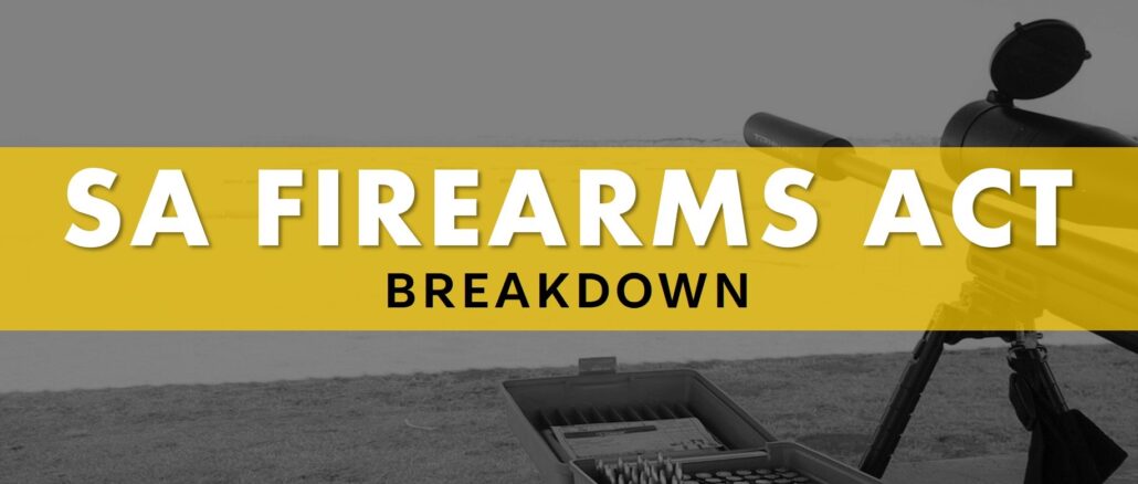 SA Firearms Control Act Breakdown - gunlink.co.za