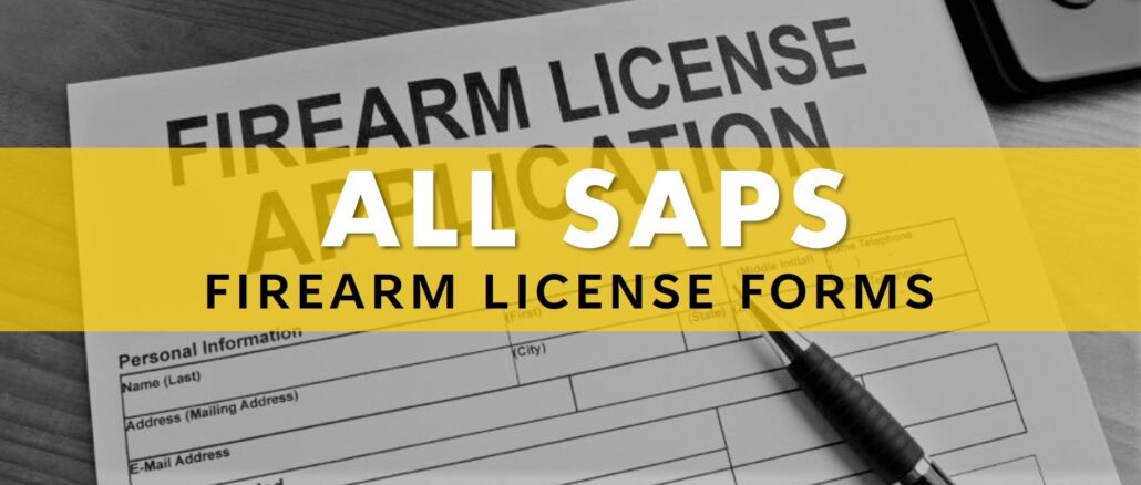 All SAPS Firearm License Forms - gunlink.co.za